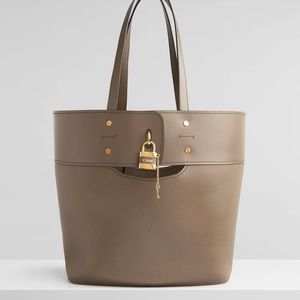 Medium Aby Tote Bag in Grey